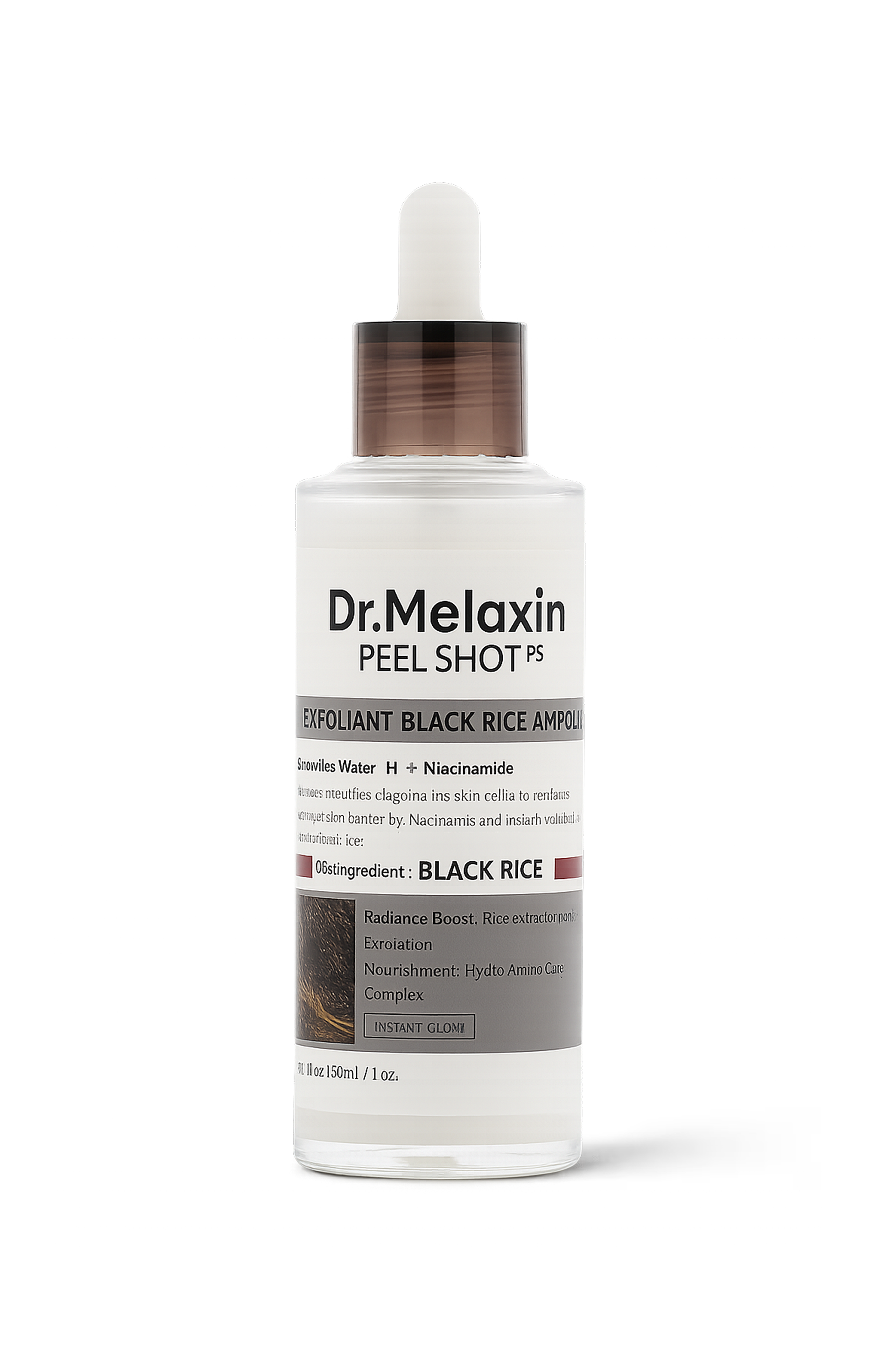 Ampoule exfoliante au riz noir Peel Shot